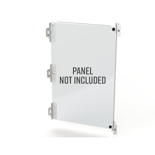 Panel, 6 in. H x 6 in. W x 3 in. L, Steel